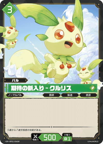 期待の新入り – クルリス
